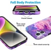 image:imageCasely iPhone 16 Case  Love Song  Lavender Heart  Compatible with MagSafe  Classic Ultra Slim DesignTie Dying Over You  Purple Marble