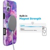 image:imageCasely iPhone 16 Case  Love Song  Lavender Heart  Compatible with MagSafe  Classic Ultra Slim DesignTie Dying Over You  Purple Marble