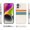 image:imageCasely iPhone 16 Case  Love Song  Lavender Heart  Compatible with MagSafe  Classic Ultra Slim DesignTotally Groovy  Rainbow Stripes Color Block