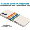 image:imageCasely iPhone 16 Case  Love Song  Lavender Heart  Compatible with MagSafe  Classic Ultra Slim DesignTotally Groovy  Rainbow Stripes Color Block
