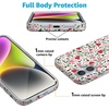 image:imageCasely iPhone 16 Case  Love Song  Lavender Heart  Compatible with MagSafe  Classic Ultra Slim DesignVines of Love  Floral Heart