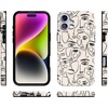 image:imageCasely iPhone 16 Case  Love Song  Lavender Heart  Compatible with MagSafe  Classic Ultra Slim DesignWere All Human  Minimal Face Art