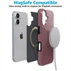 image:imageCasely iPhone 16 Case  Moody Monochrome  Bordeaux Rose  Compatible with MagSafe  Classic Ultra Thin Design