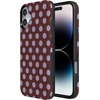image:imageCasely iPhone 16 Case  Spotted in SoHo  Burgundy Polka Dot  Bold Protective Design  Compatible with MagSafe
