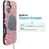 image:imageCasely iPhone 16 Plus Case  Blush Garden  Floral Doodle  Bold Protective Design  Compatible with MagSafe
