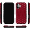 image:imageCasely iPhone 16 Plus Case  On the Dot  Maroon Polka Dot  Bold Protective Design  MagSafe Compatible Design
