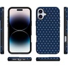 image:imageCasely iPhone 16 Plus Case  On the Dot  Navy Polka Dot  Bold Protective Design  Compatible with MagSafe