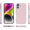 image:imageCasely iPhone 16 Plus Case  On the Dot  Pink amp Brown Polka Dot  Compatible with MagSafe  Classic Ultra Slim Design