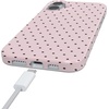 image:imageCasely iPhone 16 Plus Case  On the Dot  Pink amp Brown Polka Dot  Compatible with MagSafe  Classic Ultra Slim Design