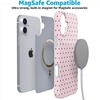 image:imageCasely iPhone 16 Plus Case  On the Dot  Pink amp Brown Polka Dot  Compatible with MagSafe  Classic Ultra Slim Design