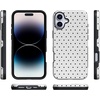 image:imageCasely iPhone 16 Plus Case  On the Dot  White Polka Dot  Bold Protective Design  Compatible with MagSafe