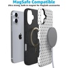 image:imageCasely iPhone 16 Plus Case  On the Dot  White Polka Dot  Bold Protective Design  Compatible with MagSafe