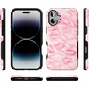 image:imageCasely iPhone 16 Plus Case  Sealed with a Kiss  Pink Lipstick  Bold Protective Design  Compatible with MagSafe