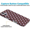 image:imageCasely iPhone 16 Plus Case  Spotted in SoHo  Burgundy Polka Dot  Compatible with MagSafe  Classic Ultra Thin Design
