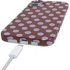image:imageCasely iPhone 16 Plus Case  Spotted in SoHo  Burgundy Polka Dot  Compatible with MagSafe  Classic Ultra Thin Design