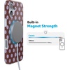 image:imageCasely iPhone 16 Plus Case  Spotted in SoHo  Burgundy Polka Dot  Compatible with MagSafe  Classic Ultra Thin Design