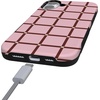 image:imageCasely iPhone 16 Plus Case  Uptown Gridlock  Pink Checkerboard  Bold Protective Design  Compatible with MagSafe