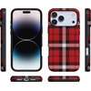 image:imageCasely iPhone 17 Pro Case  As if  Red Plaid  Bold Protective Design  MagSafe Compatible Design