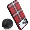 image:imageCasely iPhone 17 Pro Case  As if  Red Plaid  Bold Protective Design  MagSafe Compatible Design