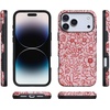 image:imageCasely iPhone 17 Pro Case  Blush Garden  Floral Doodle  Bold Protective Design  Compatible with MagSafe
