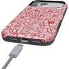 image:imageCasely iPhone 17 Pro Case  Blush Garden  Floral Doodle  Bold Protective Design  Compatible with MagSafe