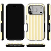 image:imageCasely iPhone 17 Pro Case  Butter Yellow Stripes  Sunday Best  Bold Protective Design  Compatible with MagSafe