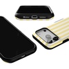 image:imageCasely iPhone 17 Pro Case  Butter Yellow Stripes  Sunday Best  Bold Protective Design  Compatible with MagSafe