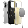 image:imageCasely iPhone 17 Pro Case  Butter Yellow Stripes  Sunday Best  Bold Protective Design  Compatible with MagSafe