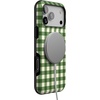 image:imageCasely iPhone 17 Pro Case  Checked Twice  Green Plaid  Bold Protective Design  MagSafe Compatible Design