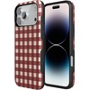 image:imageCasely iPhone 17 Pro Case  Checked Twice  Red Plaid  Bold Protective Design  MagSafe Compatible Design