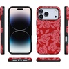image:imageCasely iPhone 17 Pro Case  Final Rose  Red amp Pink Floral  Bold Protective Design  MagSafe Compatible Design