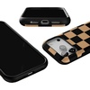 image:imageCasely iPhone 17 Pro Case  Fit Check  Black amp Brown Checkerboard  Bold Protective Design  MagSafe Compatible Design
