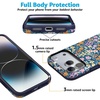 image:imageCasely iPhone 17 Pro Case  Full Bloom  Navy Floral  Bold Protective Design  Compatible with MagSafe
