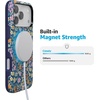 image:imageCasely iPhone 17 Pro Case  Full Bloom  Navy Floral  Bold Protective Design  Compatible with MagSafe