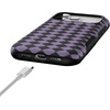 image:imageCasely iPhone 17 Pro Case  Harlequin Midnight Diamond  Black and Purple  Bold Protective Design  MagSafe Compatible Design