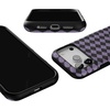 image:imageCasely iPhone 17 Pro Case  Harlequin Midnight Diamond  Black and Purple  Bold Protective Design  MagSafe Compatible Design