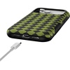 image:imageCasely iPhone 17 Pro Case  Harlequin Wicked Diamond  Black and Green  Bold Protective Design  MagSafe Compatible Design