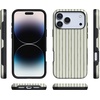 image:imageCasely iPhone 17 Pro Case  Linen Stripe  The Boyfriend Collection  Bold Protective Design  Compatible with MagSafe