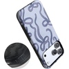 image:imageCasely iPhone 17 Pro Case  Love Me Knot  Blue Bow  Bold Protective Design  MagSafe Compatible Design
