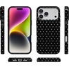 image:imageCasely iPhone 17 Pro Case  On the Dot  Black Polka Dot  Compatible with MagSafe  Classic Ultra Slim Design