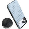 image:imageCasely iPhone 17 Pro Case  On the Dot  Blue amp Brown Polka Dot  Bold Protective Design  Compatible with MagSafe
