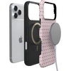 image:imageCasely iPhone 17 Pro Case  On the Dot  Pink amp Brown Polka Dot  Bold Protective Design  Compatible with MagSafe