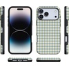 image:imageCasely iPhone 17 Pro Case  Pastel Picnic  Blue amp Green Gingham  Bold Protective Design  Compatible with MagSafe