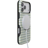 image:imageCasely iPhone 17 Pro Case  Pastel Picnic  Blue amp Green Gingham  Bold Protective Design  Compatible with MagSafe