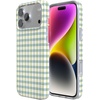 image:imageCasely iPhone 17 Pro Case  Pastel Picnic  Blue amp Green Gingham  Compatible with MagSafe  Classic Ultra Thin Design