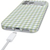 image:imageCasely iPhone 17 Pro Case  Pastel Picnic  Blue amp Green Gingham  Compatible with MagSafe  Classic Ultra Thin Design