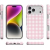 image:imageCasely iPhone 17 Pro Case  Pink Plaid  Sunday Best  Compatible with MagSafe  Classic Ultra Slim Design