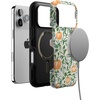 image:imageCasely iPhone 17 Pro Case  Pumpkin Patch  Green Vines  Bold Protective Design  MagSafe Compatible Design