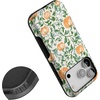 image:imageCasely iPhone 17 Pro Case  Pumpkin Patch  Green Vines  Bold Protective Design  MagSafe Compatible Design