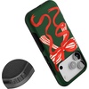 image:imageCasely iPhone 17 Pro Case  Santas Favorite  Holiday Bow  Bold Protective Design  MagSafe Compatible Design